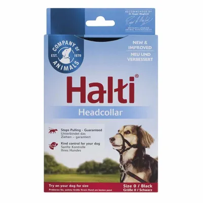 A product box for a Halti Headcollar for dogs.