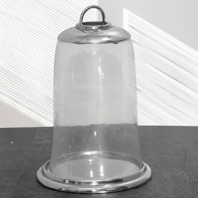 Produktbild von Kerzenleuchter, Windlicht, Glas, Alu, Deckel, XL