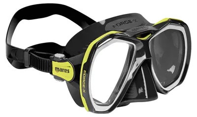 Obrázek produktu pro Potápěčská maska Mares Force-X, barva: černá/žlutá