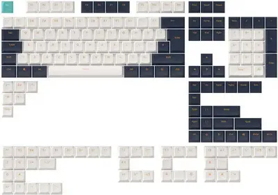Obrázok produktu pre iapky na mechanick klvesnice Dark Project - Navy ANSI a ISO