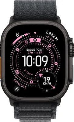 Produktbild von Apple Watch Ultra 3 Titan Schwarz Alpine Loop Schwarz L