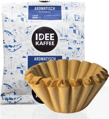 Produktbild von Darboven Idee Kaffee Classic Aromatisch 42 x 60g Kaffee gemahlen + 50 Korbfilter, Servicepaket