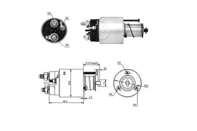 Obrázok produktu pre ERA elektromagnetický spínač štartéra ZM1496 pre FIAT Ulysse (179_) Scudo kombi (220_)