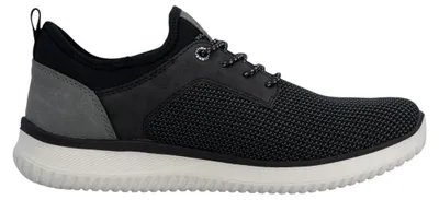 Imagen del producto de Zapatos de hombre Rieker, tipo pantufla, color negro, para uso casual