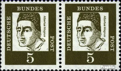 Produktbild von Briefmarken BRD (BR.Deutschland) 1961 Mi 347x wP waagerechtes Paar gestempelt Bedeutende Deutsche
