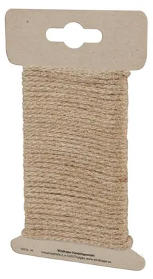 Produktbild von Windhager ÖKO Jute Bindedraht 10 m für Trockengestecke, Blumenkränze und Dekorationen