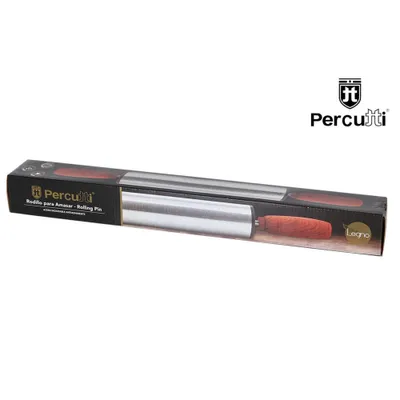 Obrázok produktu pre Kovový valček s drevenou rukoväťou Percutti, 48 cm