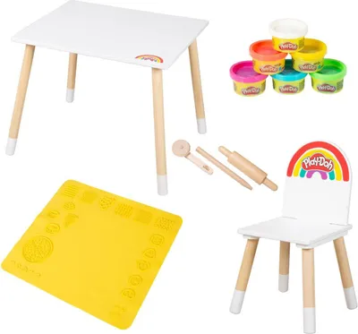 Zdjęcie produktu dla roba 450015PD1ZU, Krzesło, Biały, Kształt prostokątny, MDF, Drewno, 3 lat(a), 60 cm