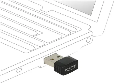 Obrázok produktu pre Delock WLAN USB 2.0 Stick Nano Dvojpásmová 2,4/5 GHz WLAN AC 433