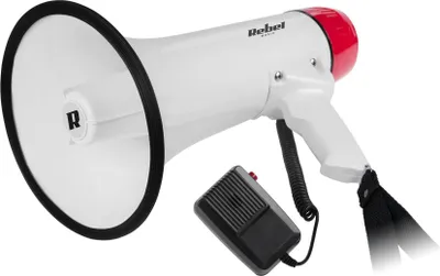 Pyle Megaphon PA Bullhorn, Sirenenalarm, Einstellbare Lautstärke Led Leuchten 266079289686