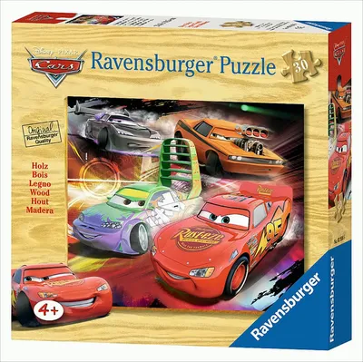 Image de Puzzle en bois 30 pièces Disney Cars Lightning
