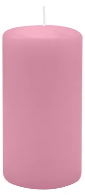 Produktbild von Stumpenkerzen 100 x Ø 60 mm, Rosa, 12 Stück