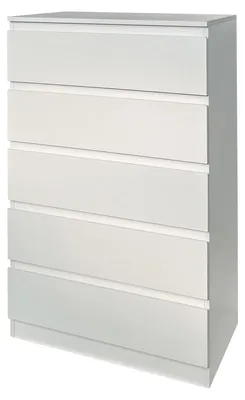 Produktbild von Kommode mit 5 grifflosen Schubladen Thekla Weiß