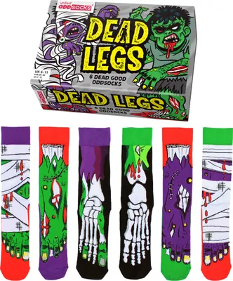 Produktbild von Dead Legs Zombie Oddsocks Socken in 39-46 im 6er Set
