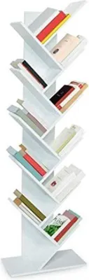 Productafbeelding van Famanu boekenkast met 10 niveaus - Wit