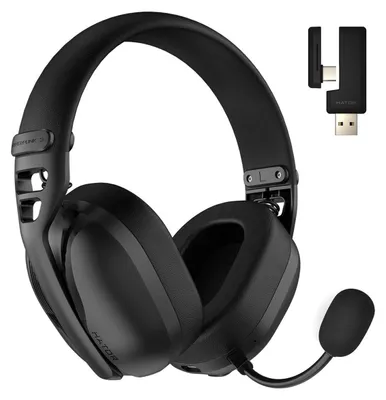 Obrázok produktu pre HATOR Hyperpunk 3 Wireless, Káblový a bezdrôtový, Hranie, 10 - 44000 Hz, 250 g, Slúchadlá s mikrofónom, Čierna