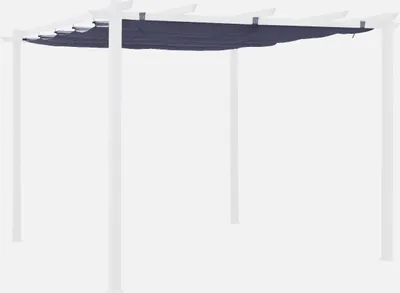 Produktbild von sweeek - Pergola-Dachleinwand 3x3m Isla - Grau