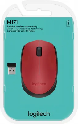 Produktbild von Logitech M171 Wireless Mouse red