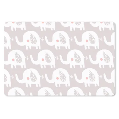 Produktbild von MuchoWow® Mauspad Mousepad Elefant - Design - Punkte 27x18 cm - Mousepads - Maus Mat - Pad - Mausunterlage - Büroartikel - Desk Matten