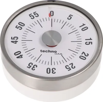 Produktbild von TFA Analoger Puck, Ei, Zeitschaltuhr de Küche, mechanisch, rotierend, magnetisch, Aluminium-Kunststoff, blau, 79 mm