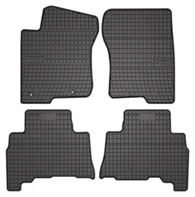 Productafbeelding van Rubberen automatten voor Toyota Land Cruiser J150 vanaf 2009 – 4-delig, zwart, op maat
