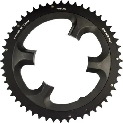 Immagine prodotto di Ingranaggio Stronglight tipo 105-110mm esterno 53 denti, nero, 11 velocità