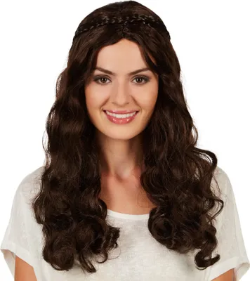 Produktbild von Frauenperücke Mittelalter Prinzessin - braun