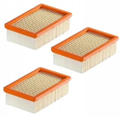 Obrázek produktu pro Filtr do vysavačů Kärcher WD 4, WD 5, WD 6 - 3 kusy - 2.863-005.0 - Náhradní filtr pro modely MV 4, 5, 6