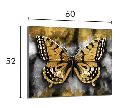 Obrázok produktu pre Ochranný sklenený plech na sporák 60x52 Butterfly