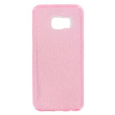 Produktbild von TPU Handyhülle für Samsung Galaxy S7 Edge Pink Glitter Schutz Case
