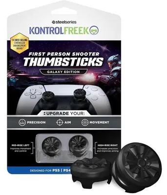 Immagine prodotto di Confezione da 2 thumbstick FPS Galaxy - STEELSERIES - KontrolFreek - Per controller PS5 - Nero
