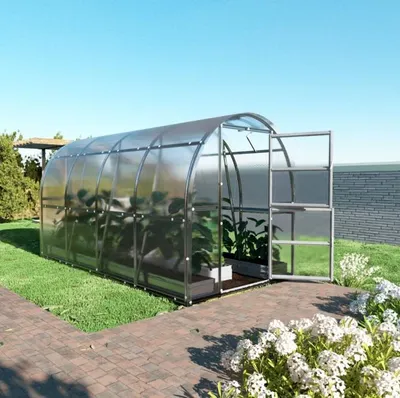 Gewächshaus KLASIKA SLIM 2x4m (8m2) mit 4mm Polycarbonat


