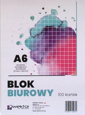 Obrázek produktu pro Kancelářský blok A5, čtverečkovaný, 100 listů