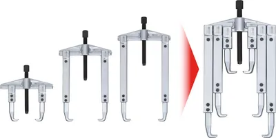 Produktbild von KS Tools Universal-Abzieher-Satz, 8-tlg.