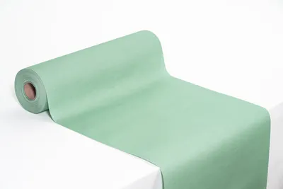 Produktbild von Airlaid Tischläufer Eukalyptus, 40 cm x 24 m , 1 Stück - Mank