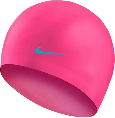 Produktbild von Nike Swim Tess0106 Solid Silicone Badekappe Rosa  Kinder Rosa One Size