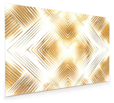 Produktbild von Küchenrückwand Spritzschutz Glas mit Motiv Geometrisches Muster 40 x 40 cm