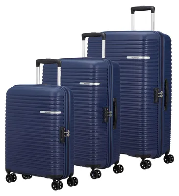 Produktbild von American Tourister Trolley Liftoff 3 PC Set A Midnight Blue dunkelblau 78cm