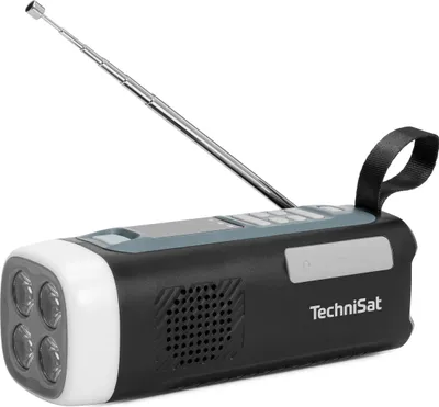 Produktbild von TechniSat Viola Kurbelradio – Notfallradio mit Solar & Kurbel, 4500 mAh Akku, UKW, Bluetooth