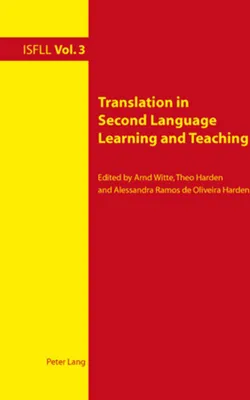 Produktbild von Translation in Second Language Learning and Teaching