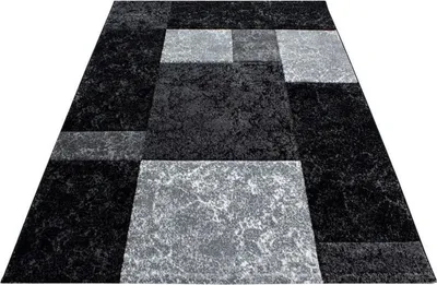 Produktbild von Ayyildiz | Moderner Teppich - Geometrisch - Abstrakt Design - Kurzflor Wohnzimmer - grau - 370 cm x 280 cm