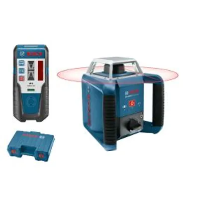 Zdjęcie produktu dla Bosch GRL 400 H Professional, 400 m, 0,08 mm/m, 5°, 600 RPM, Czerwony, 635 nm (< 1 mW)