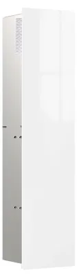 Produktbild von emco asis pure WC-Modul, Unterputzmontage, Türanschlag rechts, durchgehende Glasfront, 730x170mm, mit Reserverollenfach, 975527411