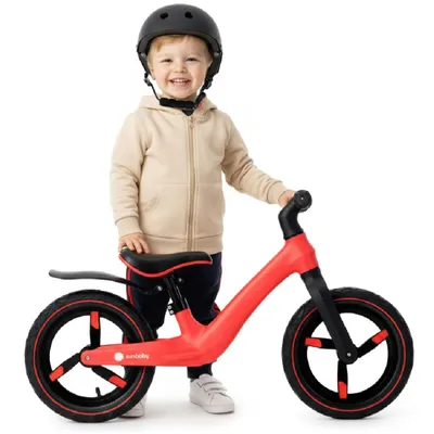 Produktbild von Laufräder Kinder Laufrad Kinderlaufrad Balance Bike Laufrad für Kinder SPORT Nylonschutzblech leicht aufpumpbares Rad ab 2 Jahren rot