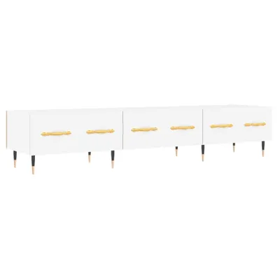 Obrázek produktu pro vidaXL TV skříňka bílá 150x36x30 cm Dřevěný materiál