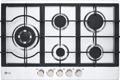 Obrázok produktu pre LG CBGZ3016S Nerezová integrovaná 75 cm plynová varná doska s 5 zónami