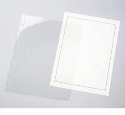Produktbild von LEUCHTTURM Blattschutzhüllen für Blätter im DIN A4-Format, 5er Pack