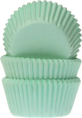 Produktbild von 60 Mini Muffinförmchen, mintgrün