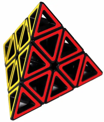 Produktbild von Recent Toys Gehirntrainer Hollow Pyraminx Puzzle - innovative Drehpuzzle