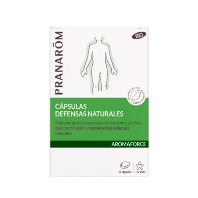 Productafbeelding van Pranarom Aromaforce Natuurlijke Verdediging, biologische capsules, 30 stuks